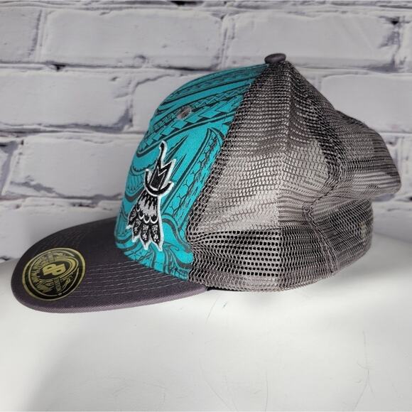 Double Portion Supply Snapback Trucker Mesh Adjustable Hat - Picture 4 of 8